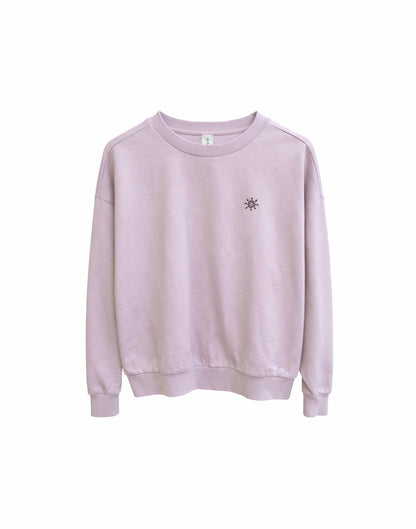 Back Print Sweatshirt – Loose Fit aus Bio-Baumwolle