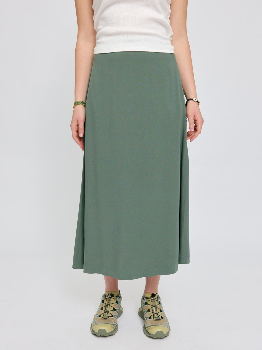 Midi-Rock aus LENZING™ ECOVERO™ Viskose