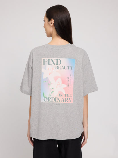 Oversized Back Print T-Shirt – Streetwear Shirt aus Bio Baumwolle