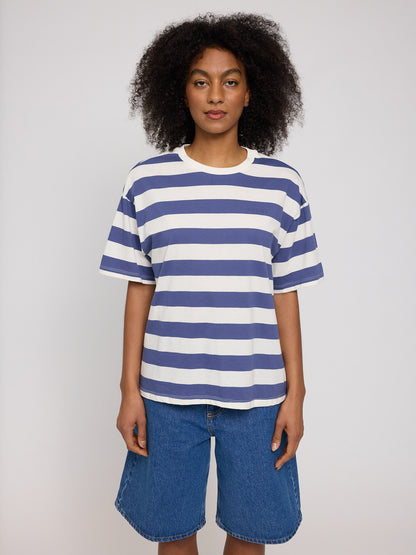Bold Striped T-Shirt – Oversized Streifen Shirt aus Bio Baumwolle