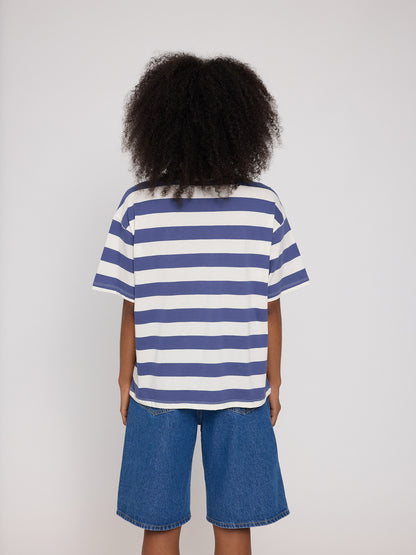 Bold Striped T-Shirt – Oversized Streifen Shirt aus Bio Baumwolle