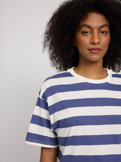 Bold Striped T-Shirt – Oversized Streifen Shirt aus Bio Baumwolle