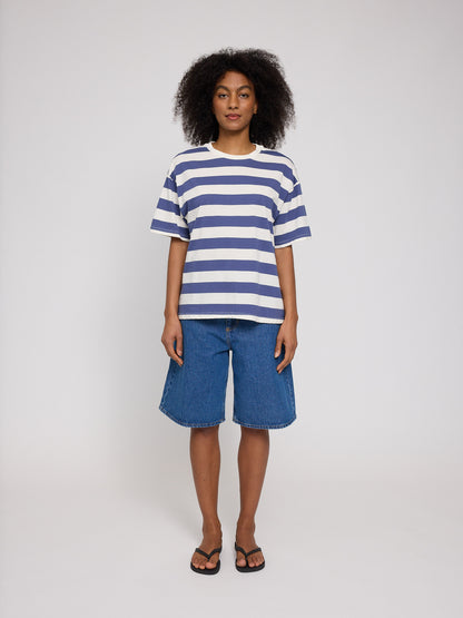 Bold Striped T-Shirt – Oversized Streifen Shirt aus Bio Baumwolle