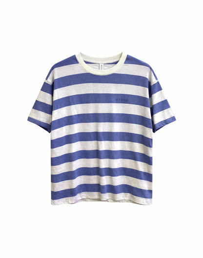 Bold Striped T-Shirt – Oversized Streifen Shirt aus Bio Baumwolle
