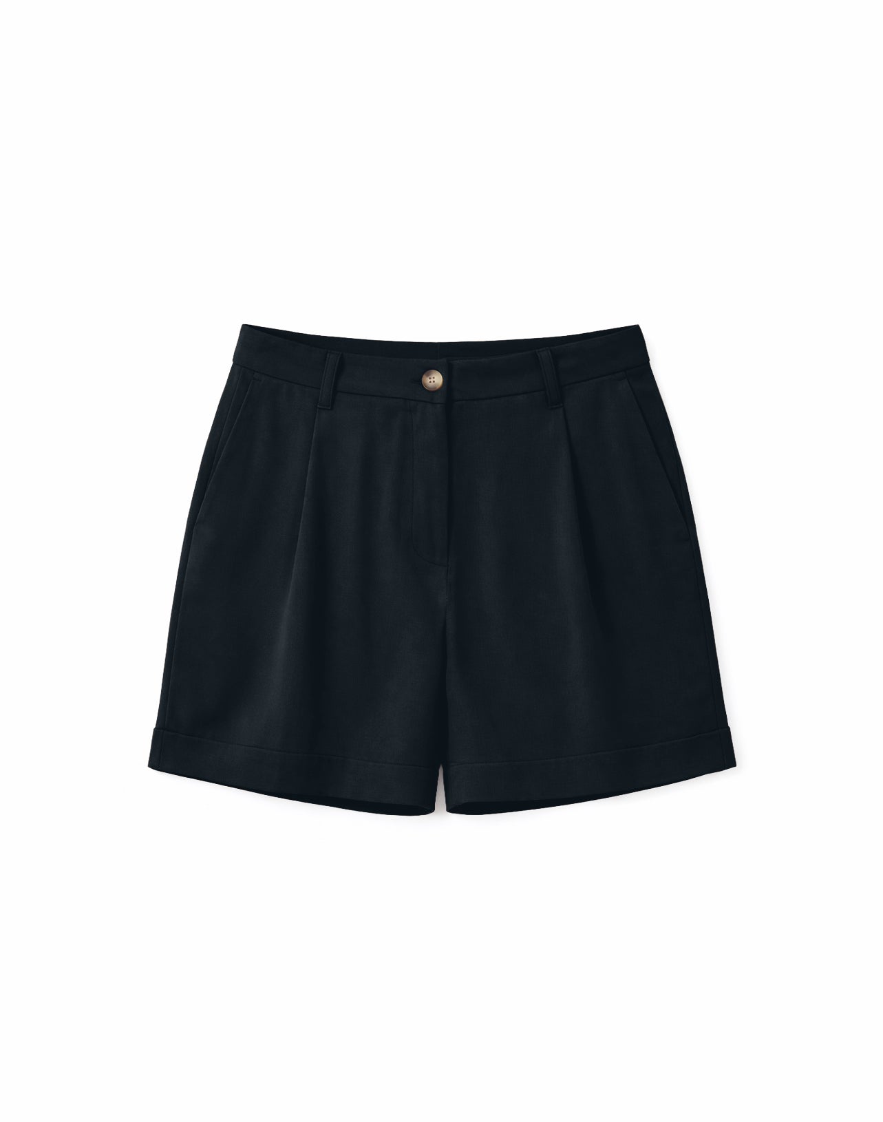Pleated Viscose Shorts – Elegante Shorts aus ECOVERO™ Viskose