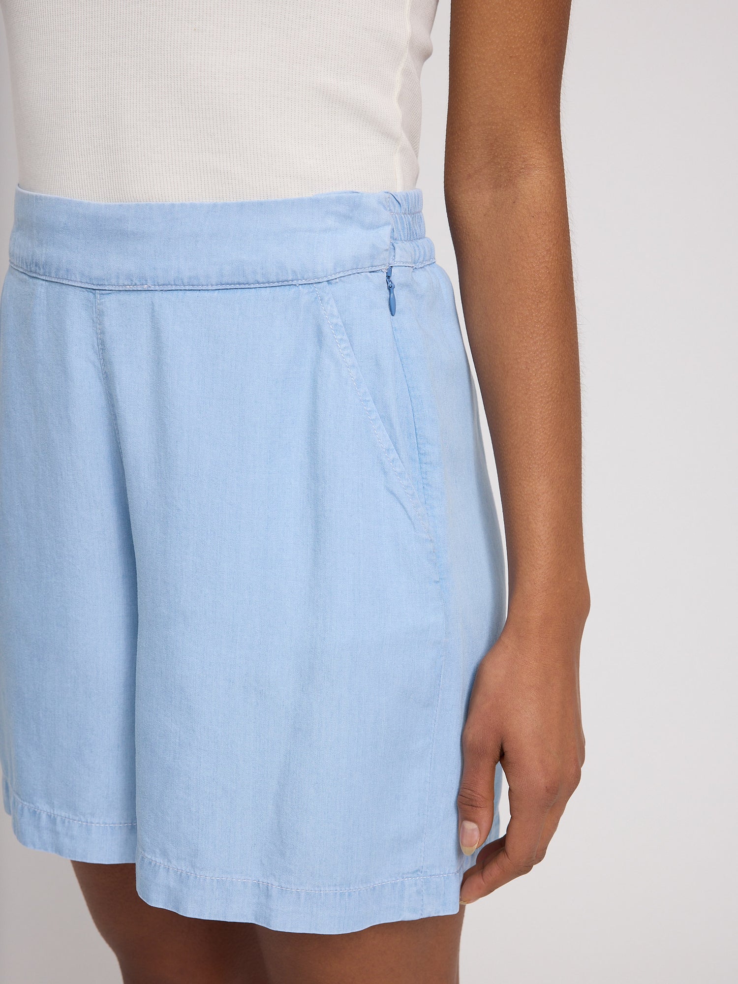 Tencel™ Shorts – Denim Look aus Lyocell, weich &amp;amp; leicht