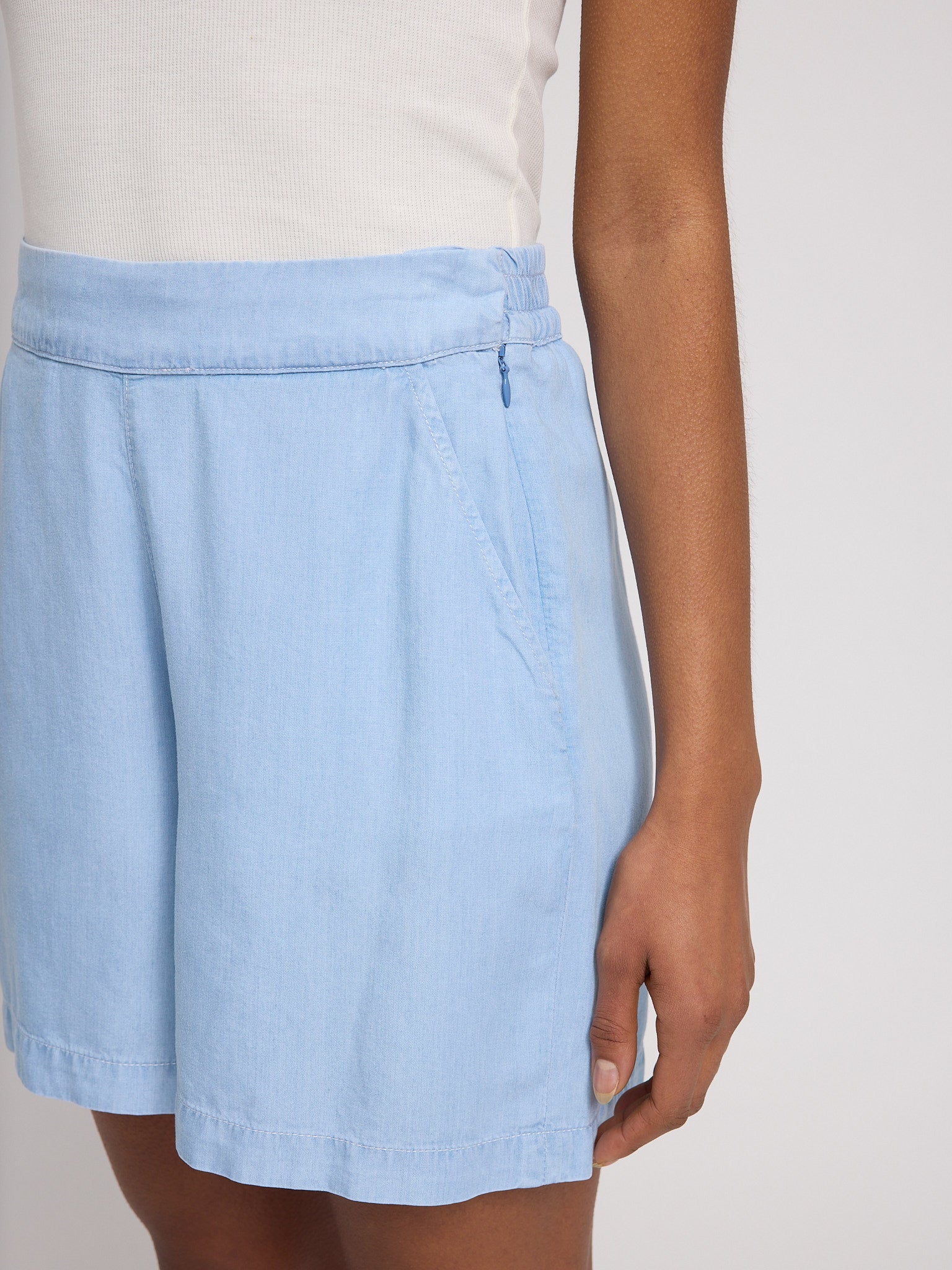 Tencel™ Shorts – Denim Look aus Lyocell, weich &amp;amp; leicht