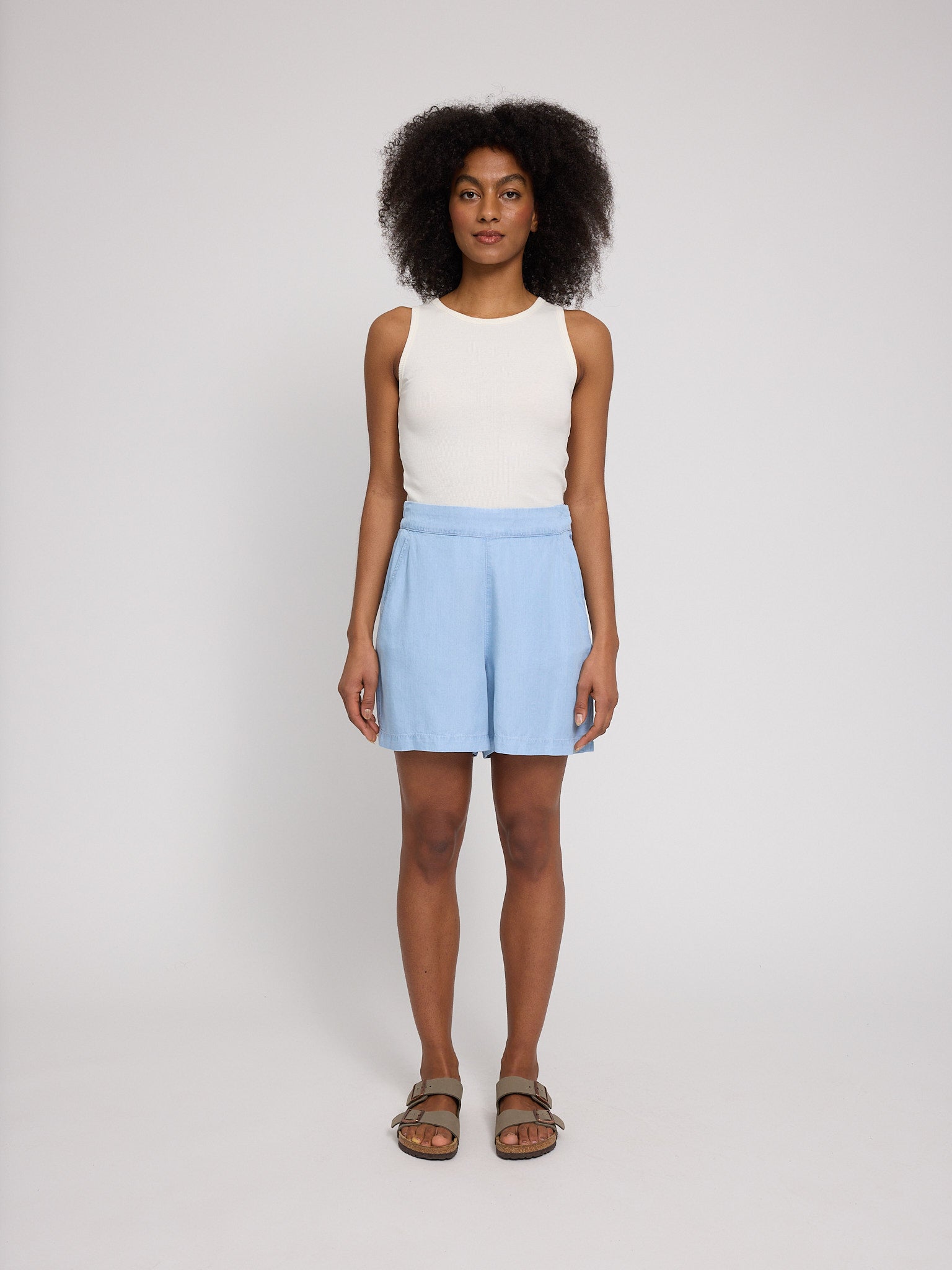 Tencel™ Shorts – Denim Look aus Lyocell, weich &amp;amp; leicht