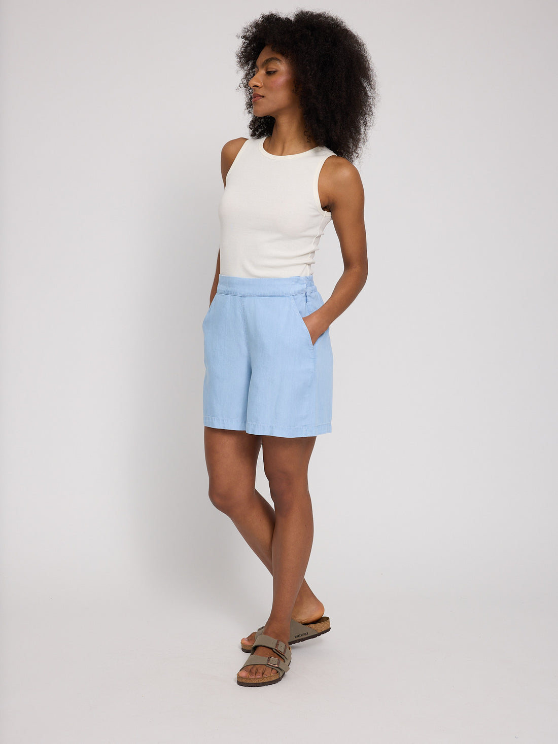 Tencel™ Shorts – Denim Look aus Lyocell, weich & leicht