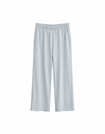 Wide Leg Jersey Knit Pants
