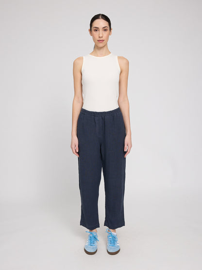 Straight Leg Linen Pants – Luftige Leinenhose für warme Tage