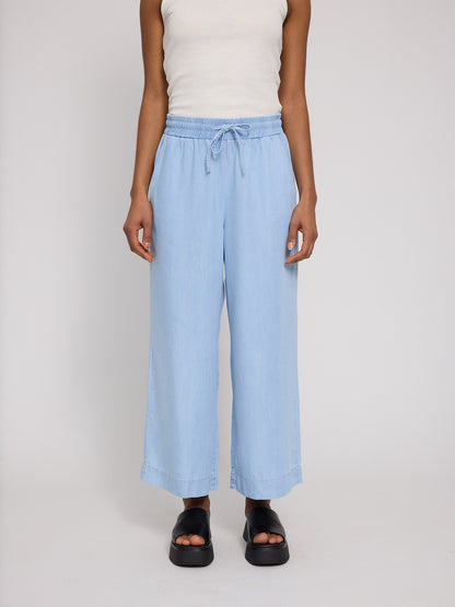 Wide Leg TENCEL™ Hose mit elastischem Bund