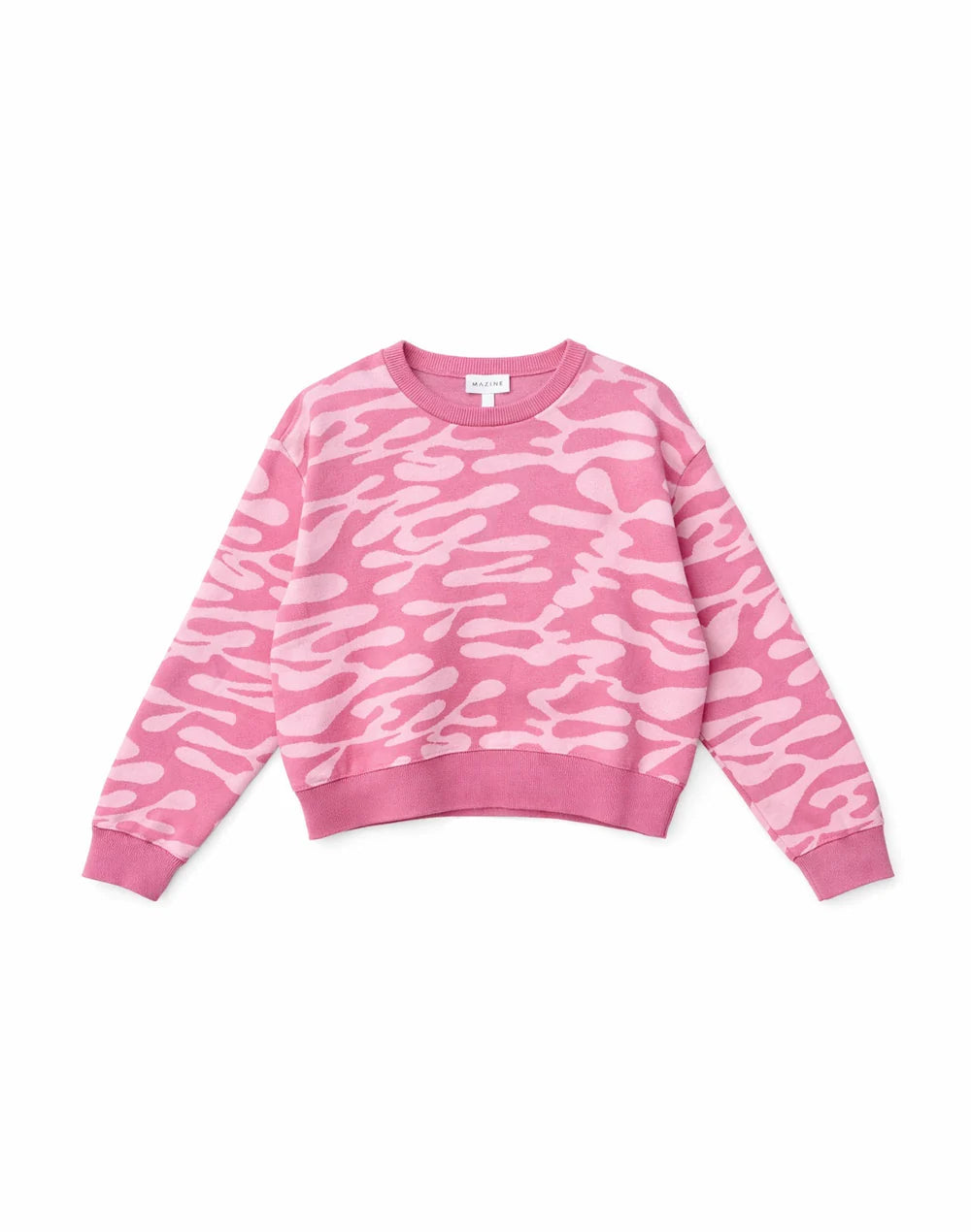 Abstract Jacquard Knit Jumper (Damen)