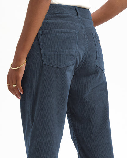 Lena Loose Corduroy - Ocean Blue