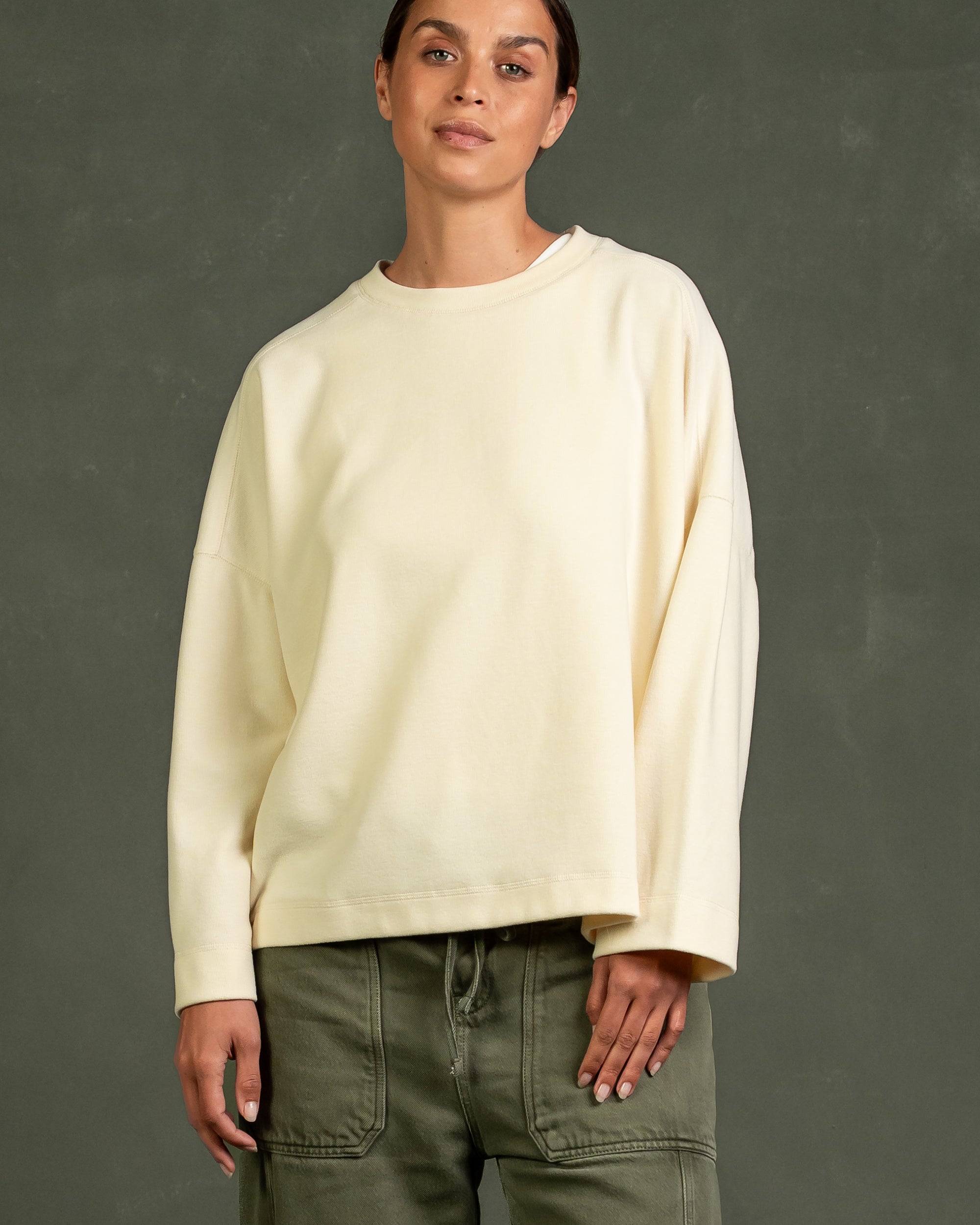 Hadley Longsleeve - Pale Yellow