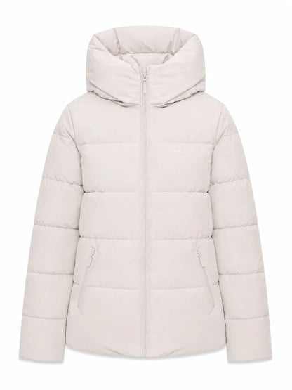Mazine Basic Mid Length Puffer Jacket – feather gray