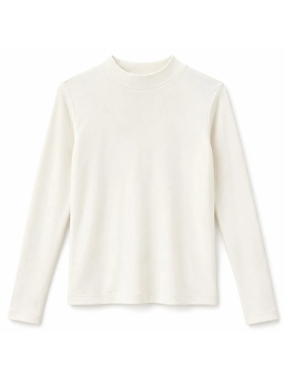 Mazine Basic Turtleneck Longsleeve – offwhite