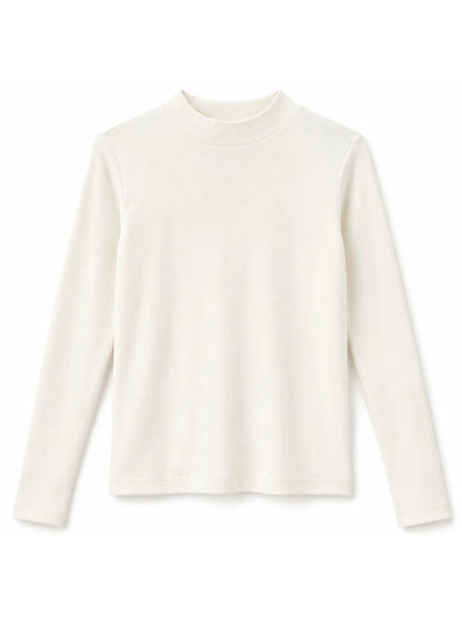 Mazine Basic Turtleneck Longsleeve – offwhite