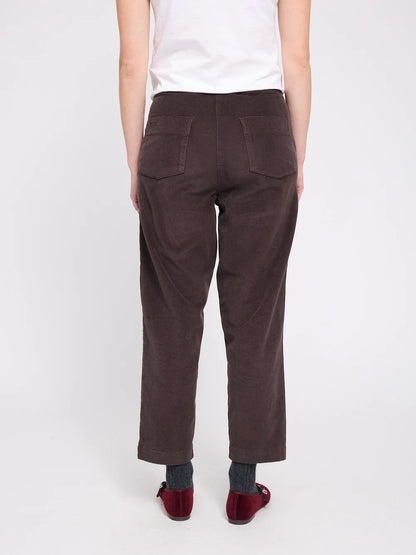 Mazine Corduroy Pants – dark chocolate