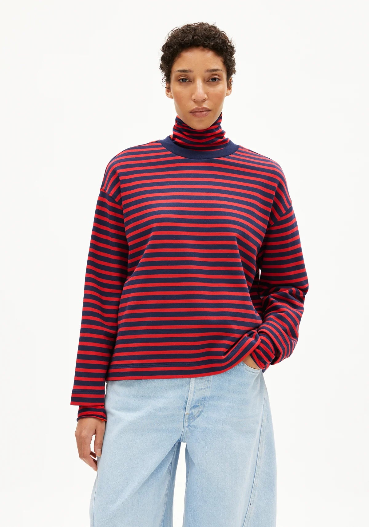 FRANKAA MAARLEN STRIPE  Sweatshirt aus Bio-Baumwolle