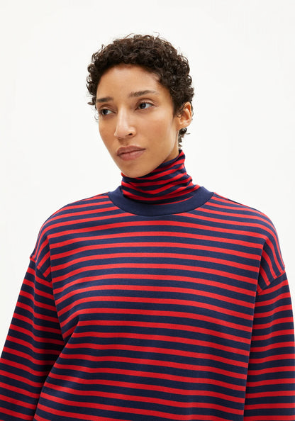 FRANKAA MAARLEN STRIPE  Sweatshirt aus Bio-Baumwolle