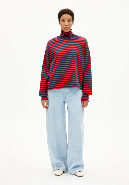 FRANKAA MAARLEN STRIPE  Sweatshirt aus Bio-Baumwolle