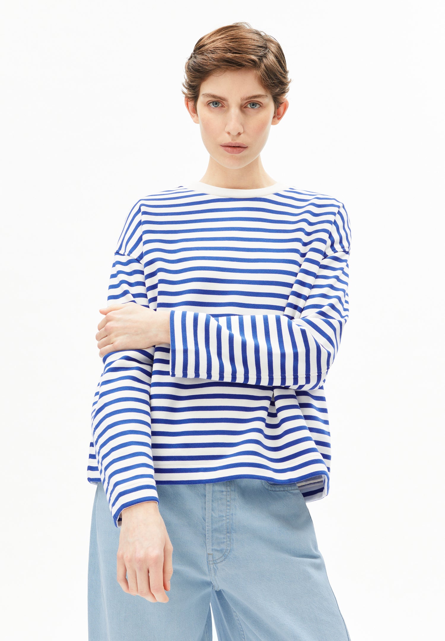 FRANKAA MAARLEN STRIPE SWEAT