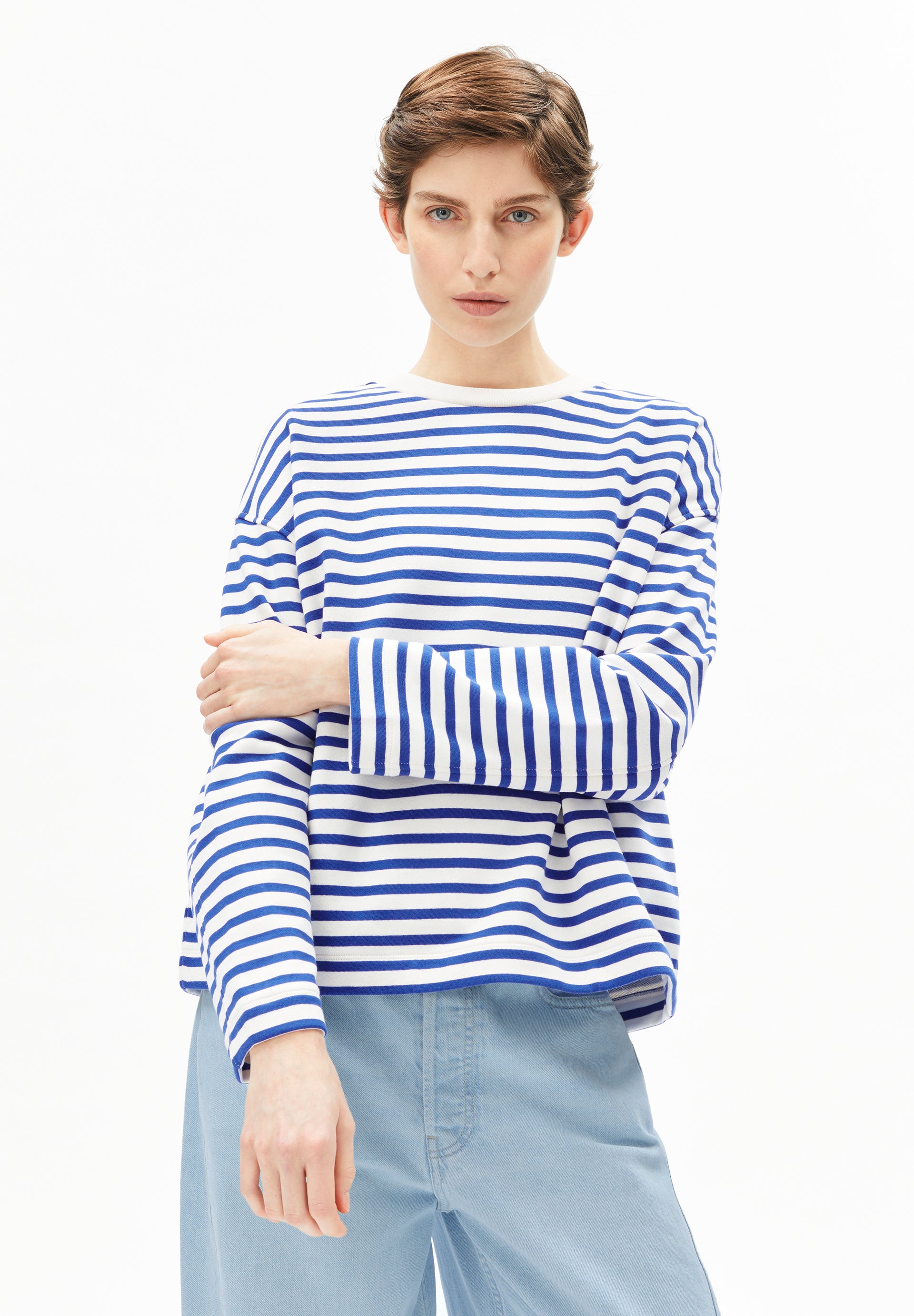 FRANKAA MAARLEN STRIPE SWEAT