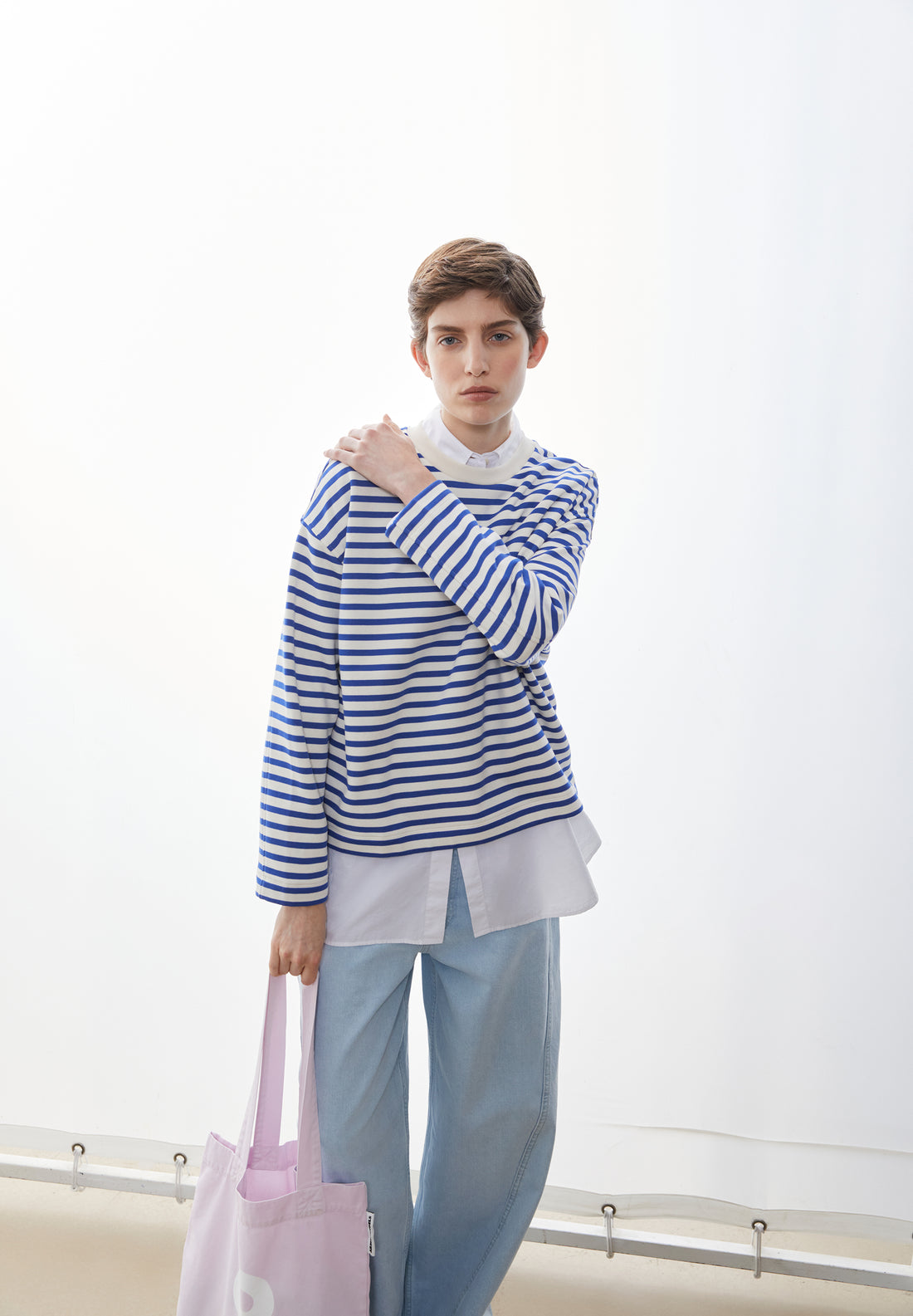 FRANKAA MAARLEN STRIPE SWEAT