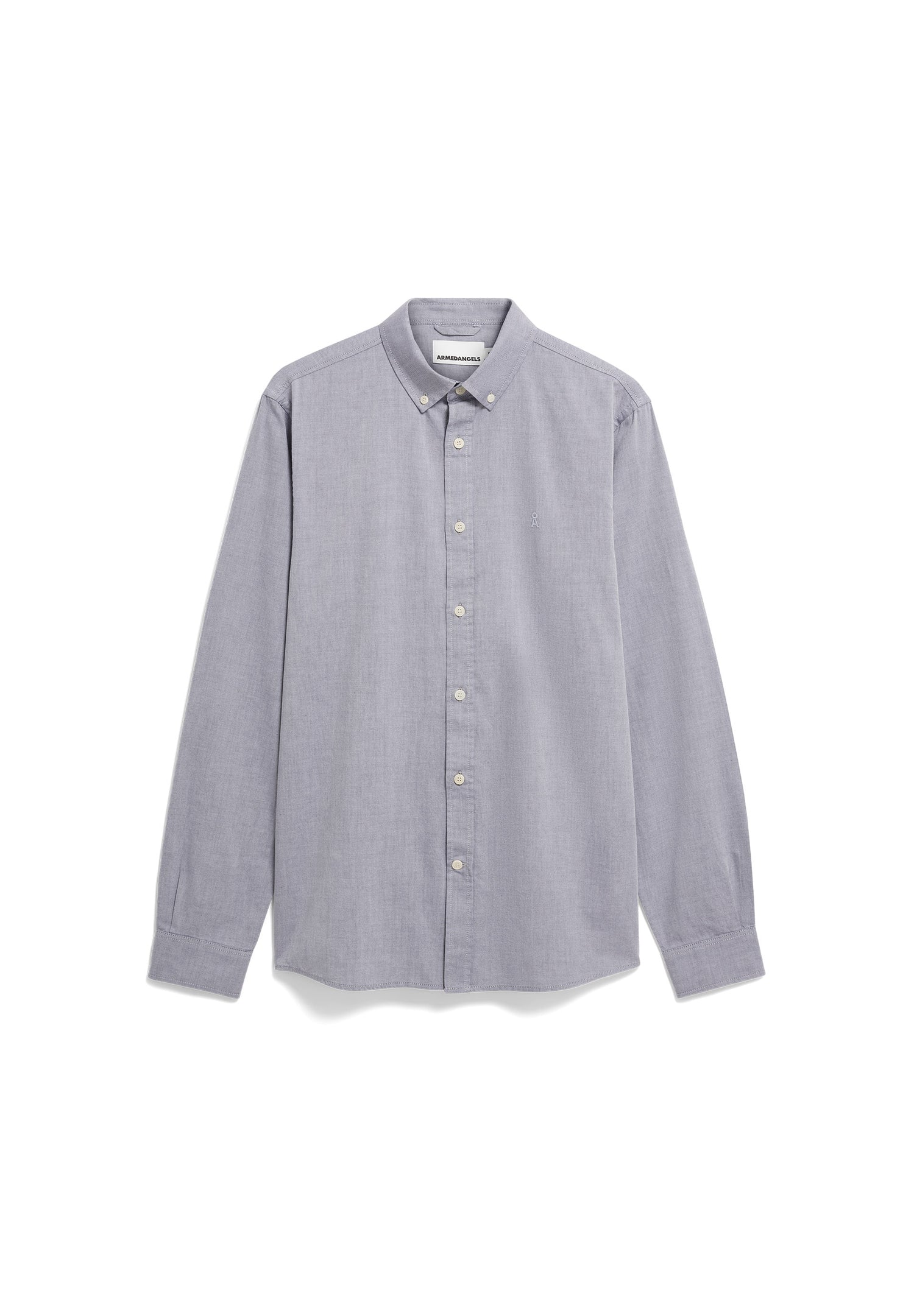 Herrenhemd aus Bio-Baumwolle – Hellgrau