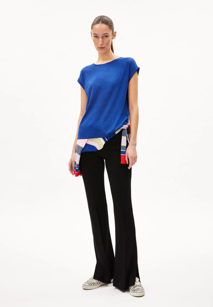 JILAANA T-SHIRT aus TENCEL™ Lyocell und Bio-Baumwolle