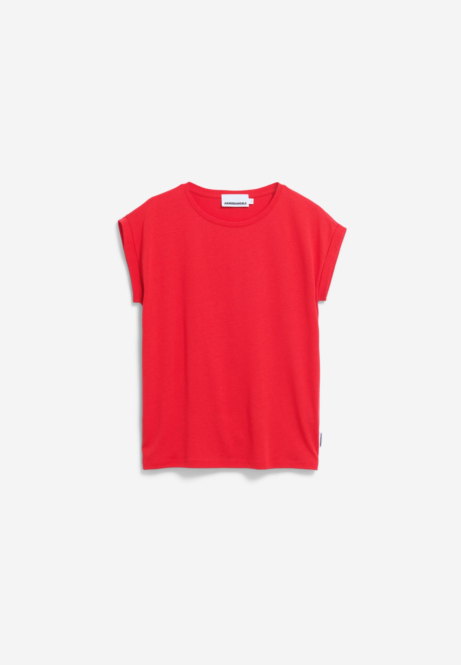 JILAANA T-SHIRT aus TENCEL™ &amp;amp; Bio-Baumwolle – Regular Fit