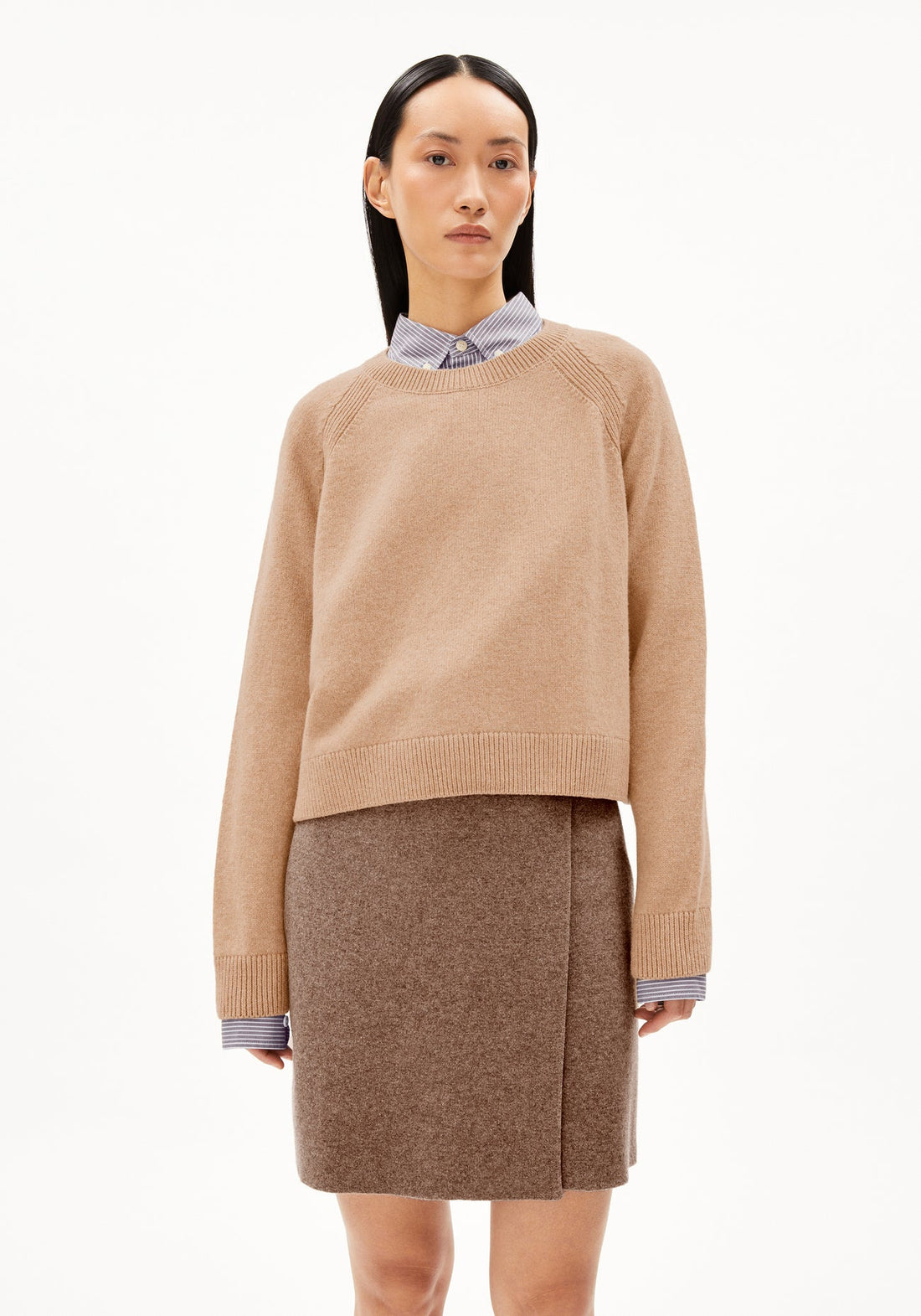 DILIRIAA REGLANA Pullover aus recycltem Bio-Woll Mix
