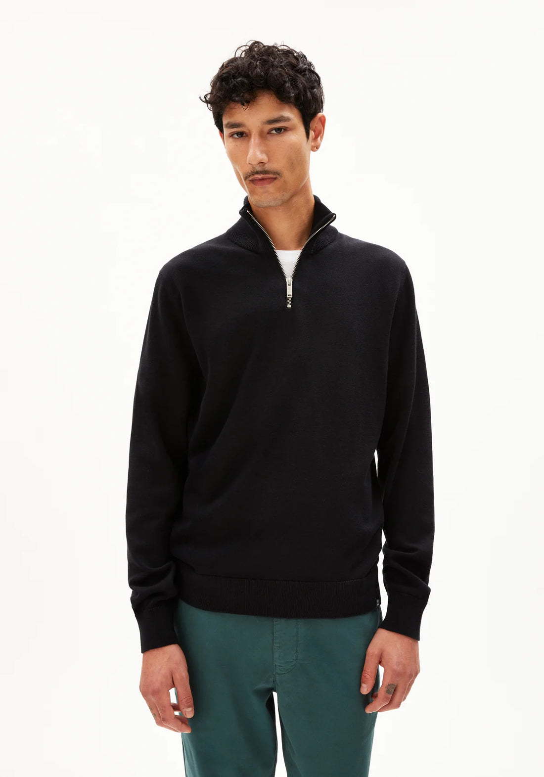 FAABES HALF ZIP KNIT SWEATER