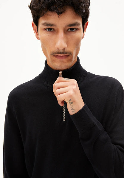 FAABES HALF ZIP KNIT SWEATER