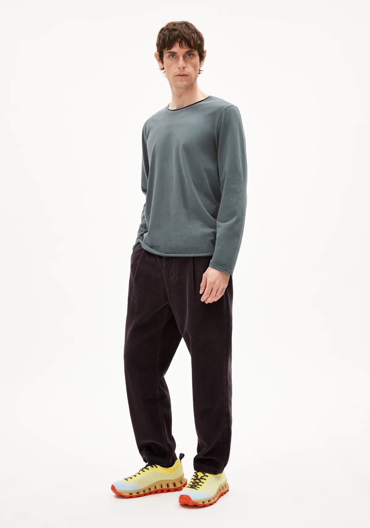 MAARKOS LS BRUSHED  Longsleeve aus Bio-Baumwolle