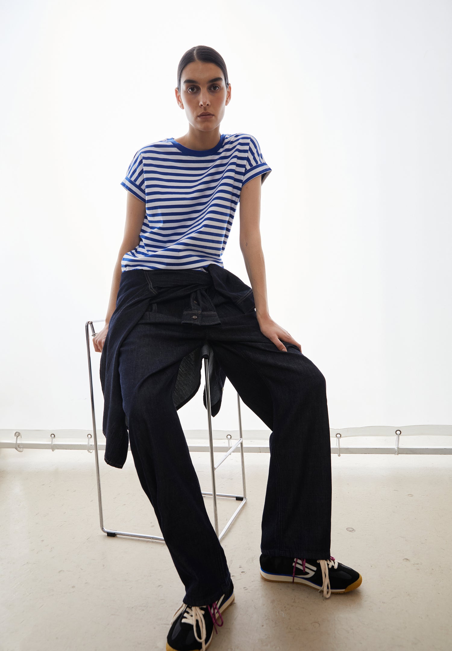 IDAARA STRIPES T-SHIRT