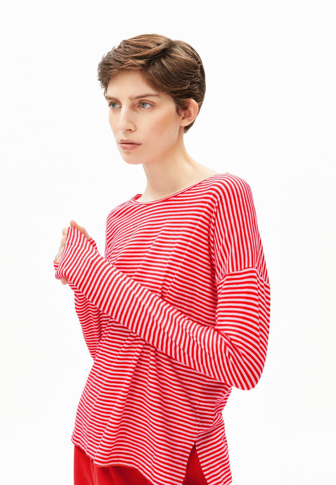 XIANAA STRIPES LONGSLEEVE aus Bio-Baumwolle – Gestreift