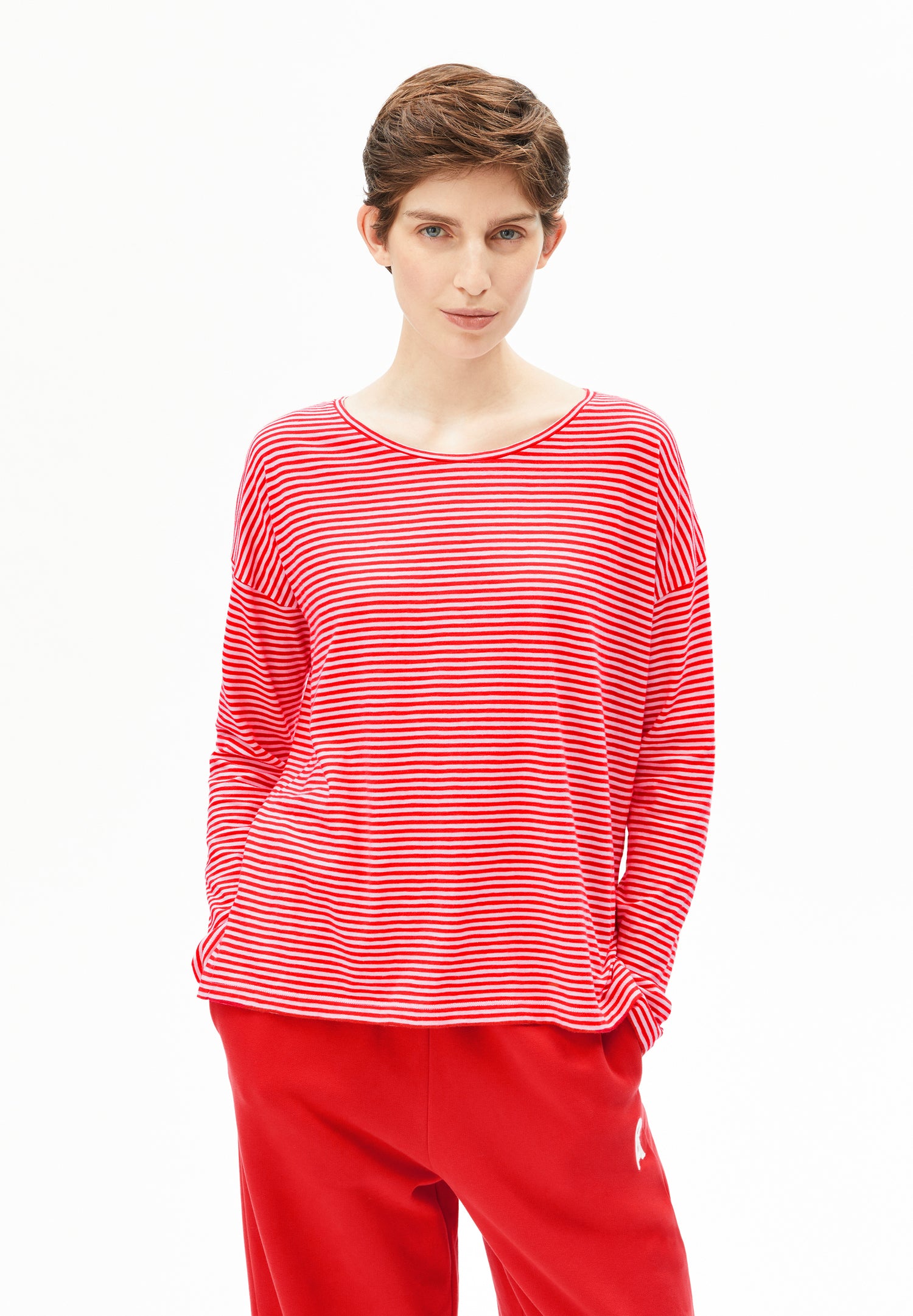 XIANAA STRIPES LONGSLEEVE aus Bio-Baumwolle – Gestreift