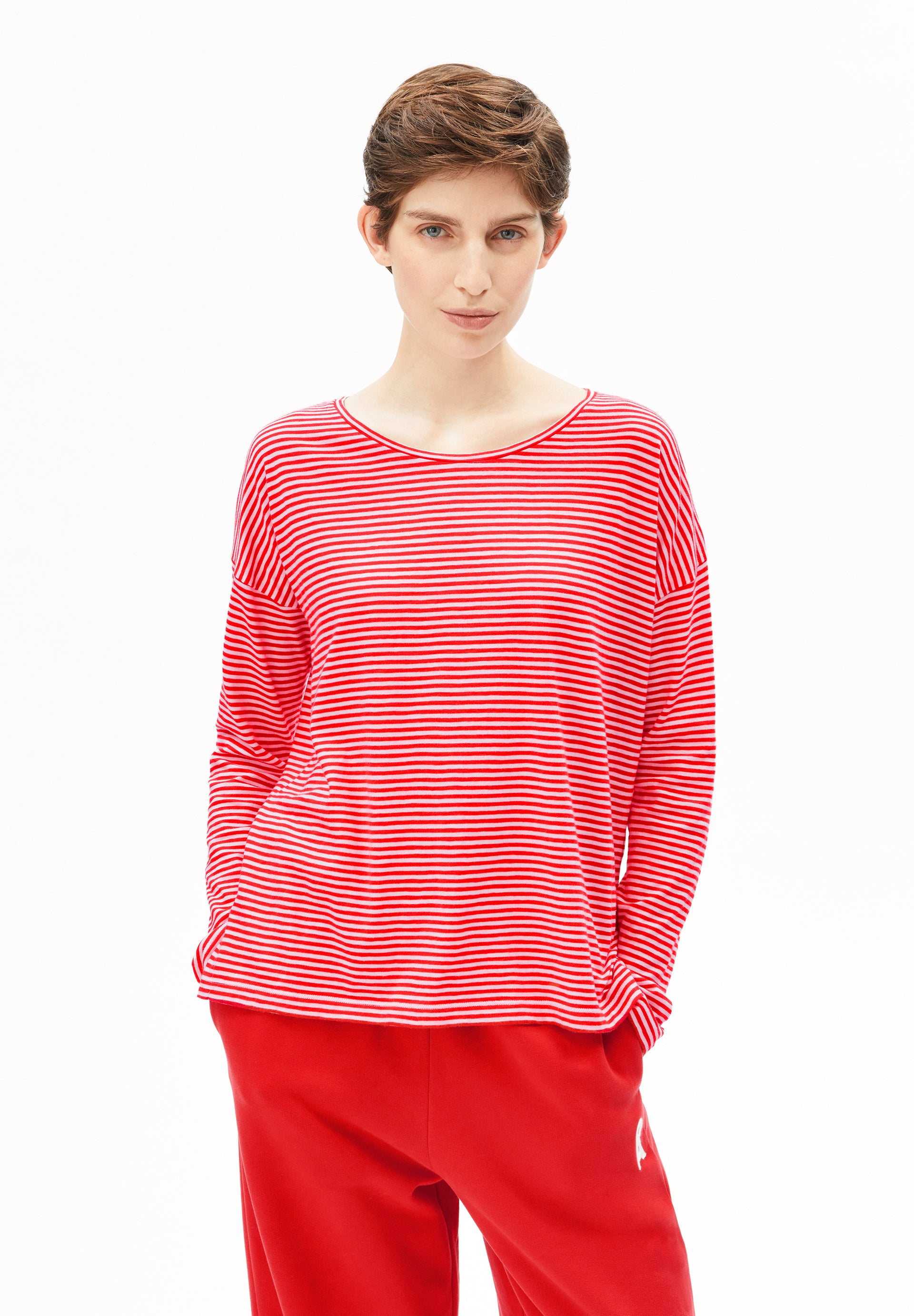 XIANAA STRIPES LONGSLEEVE aus Bio-Baumwolle – Gestreift
