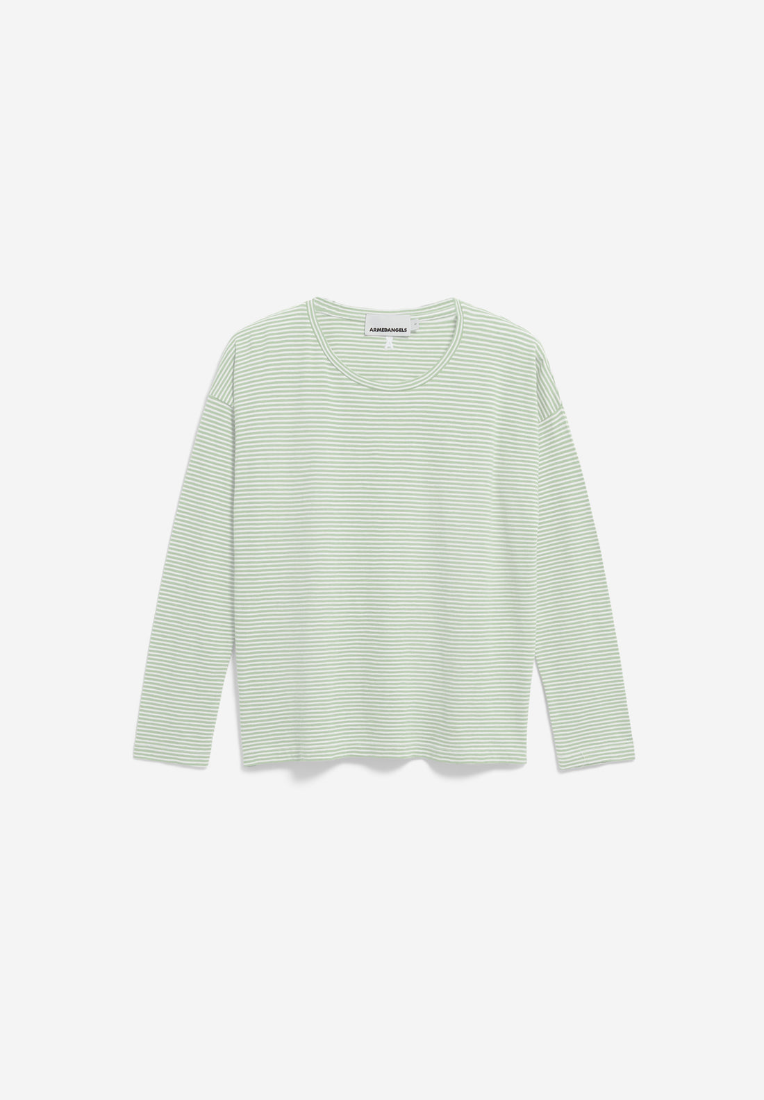 XIANAA Gestreiftes Langarmshirt aus Bio-Baumwolle – Loose Fit