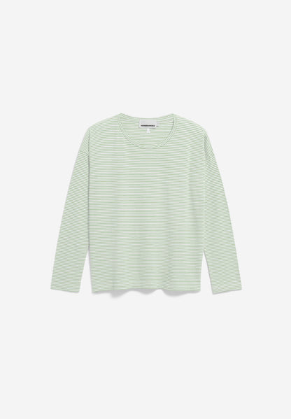 XIANAA Gestreiftes Langarmshirt aus Bio-Baumwolle – Loose Fit