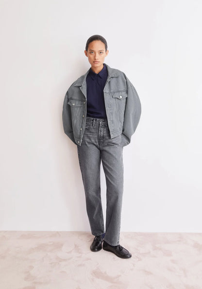 Aaikala High Straight Jeans – soft ash