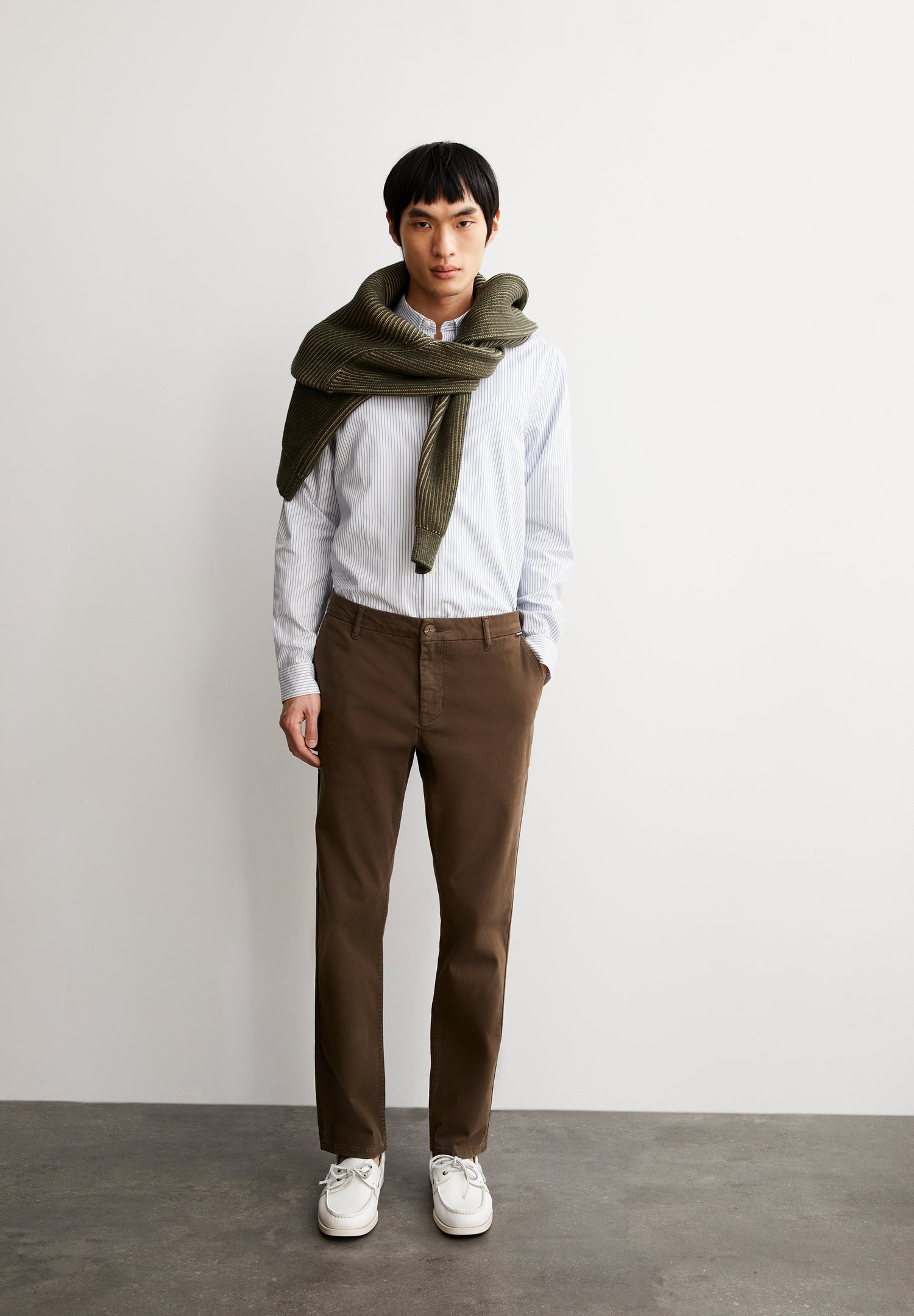 AASTER CHINO PANT  Chino Hose aus Bio-Baumwoll Mix