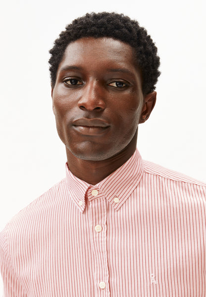 QUAASA Gestreiftes Langarmhemd aus Bio-Baumwolle