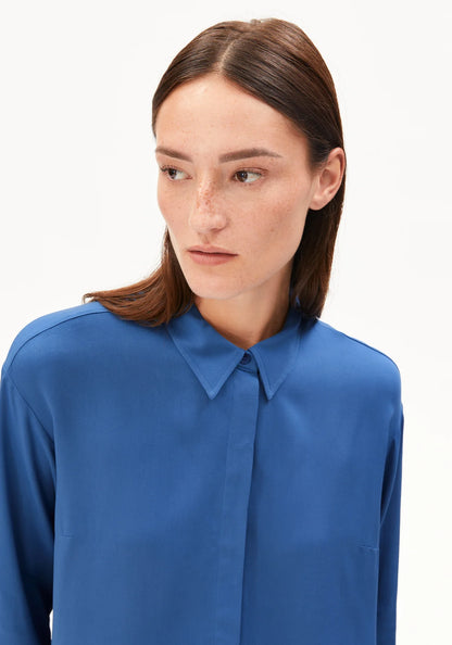 LARISAANA LONGSLEEVE BLOUSE Bluse langarm Solid