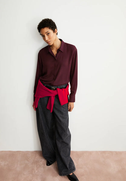 LARISAANA LONGSLEEVE  Bluse aus LENZING™ ECOVERO™ Viskose