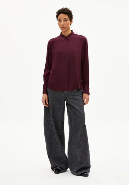 LARISAANA LONGSLEEVE  Bluse aus LENZING™ ECOVERO™ Viskose