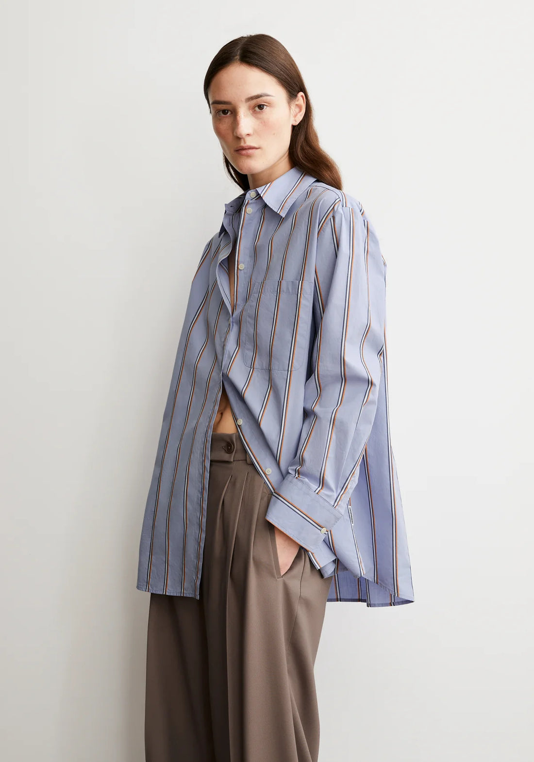 HALIAA STRIPED Bluse langarm Streifen