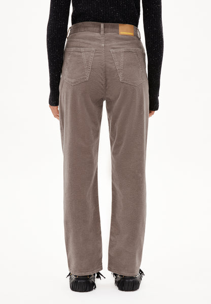 Aaikala High Corduroy Pant – Walnut Cream